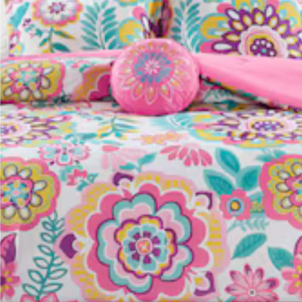 Floral Multicolor Bedding Set